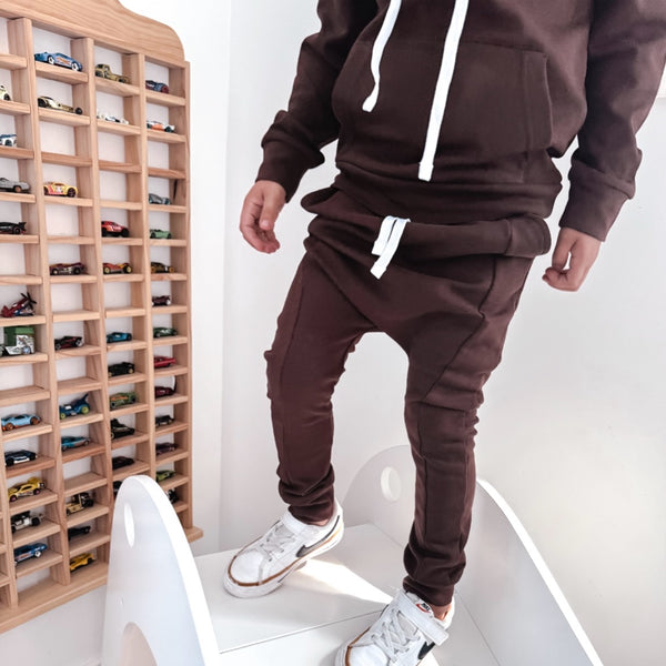 Chocolate Fleece Kids Harems