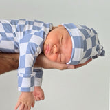 Checkers Knotted Beanie