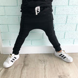 Kids Harem Black Pants