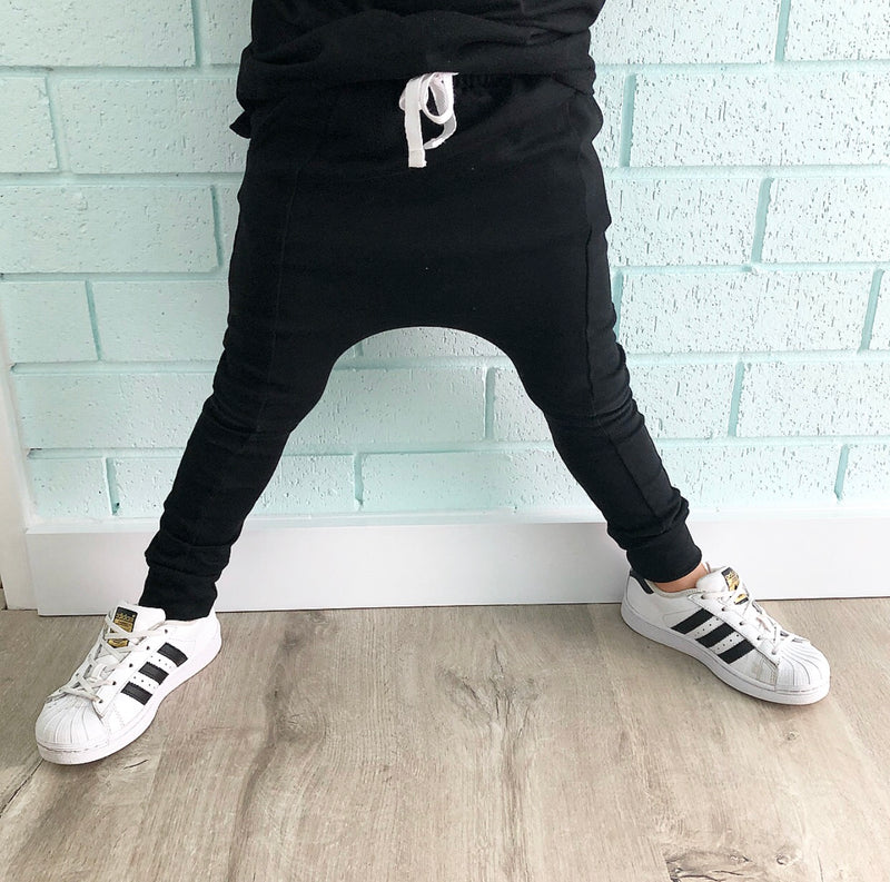 Kids Harem Black Pants
