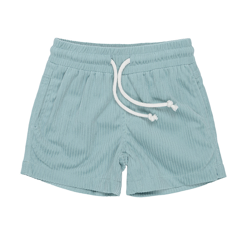 Seafoam Corduroy Shorts