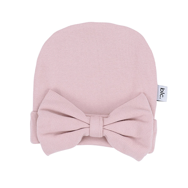 Peony Newborn Bow Beanie