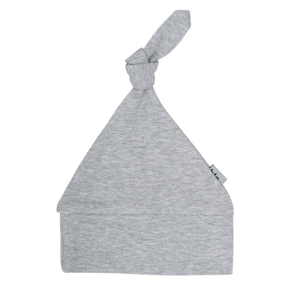 Stone Grey Knotted Beanie