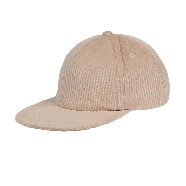 Beige Corduroy Hat