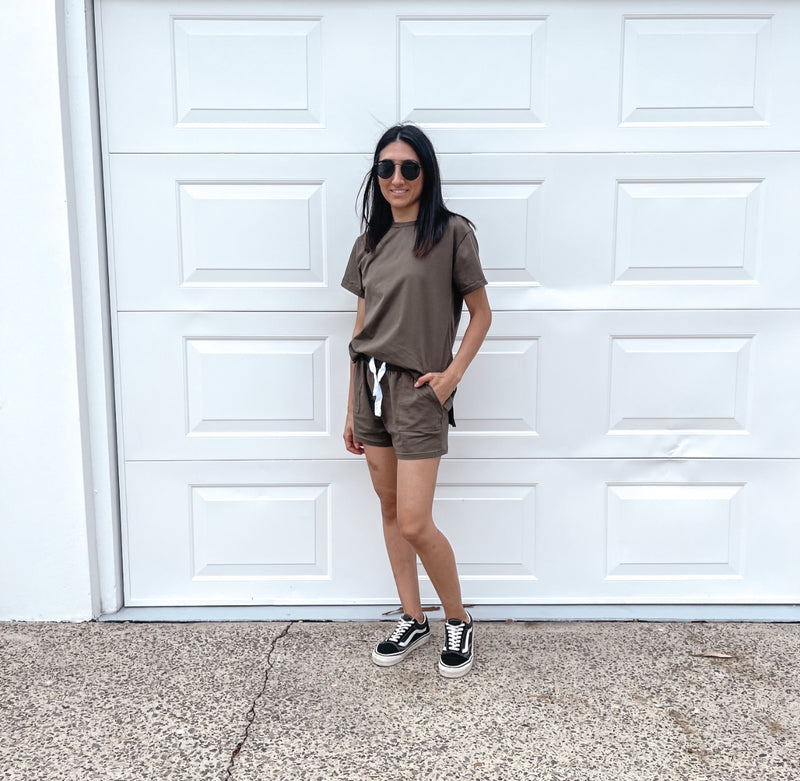 Khaki Ladies T-shirt